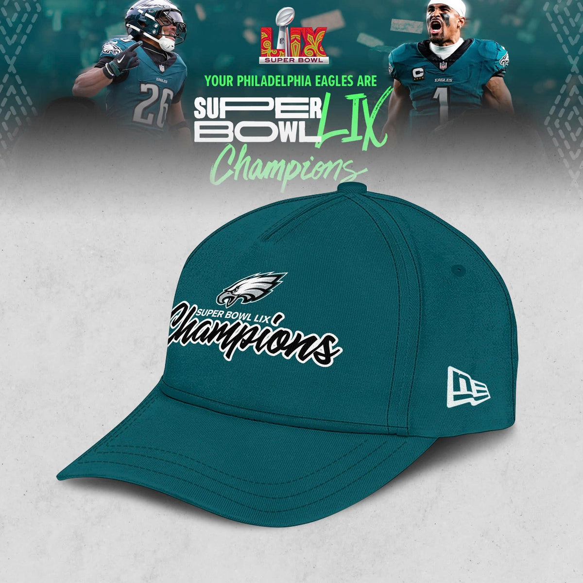 Limited Edition Philadelphia Eagles Super Bowl LIX Champions 2025 New Hoodie
