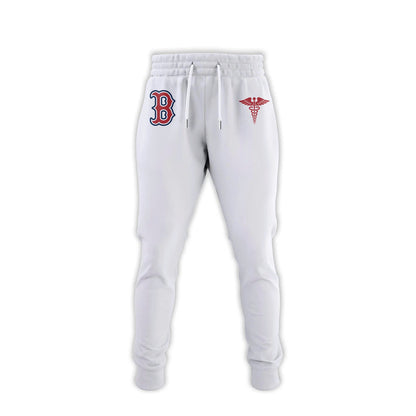 2026 Boston Red Sox Healthcare Appreciation Night Limited Edition T-Shirt Jogger And Cap Outfit White