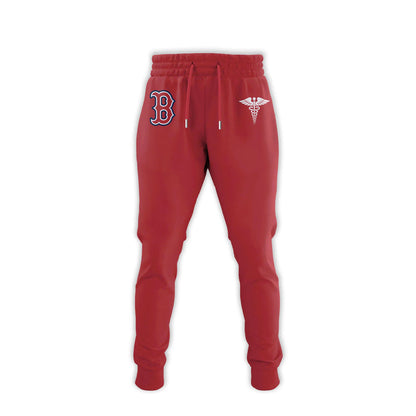 2026 Boston Red Sox Healthcare Appreciation Night Limited Edition HoodieJ ogger And Cap Red Outfit
