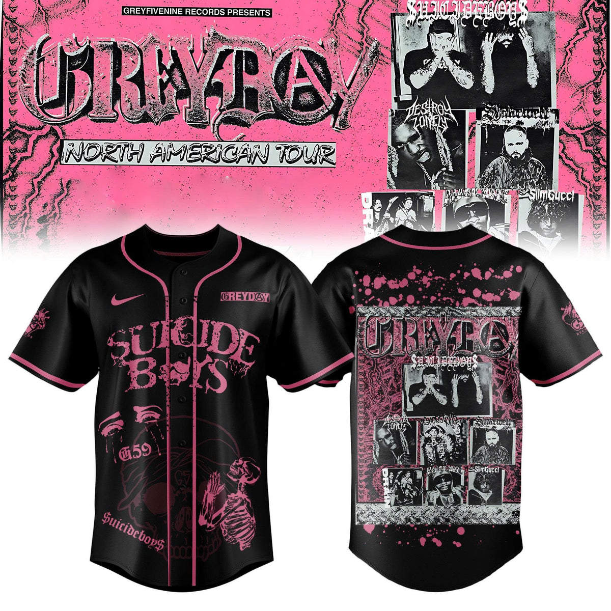 $$ Greyday 2026 – North American Tour Jersey